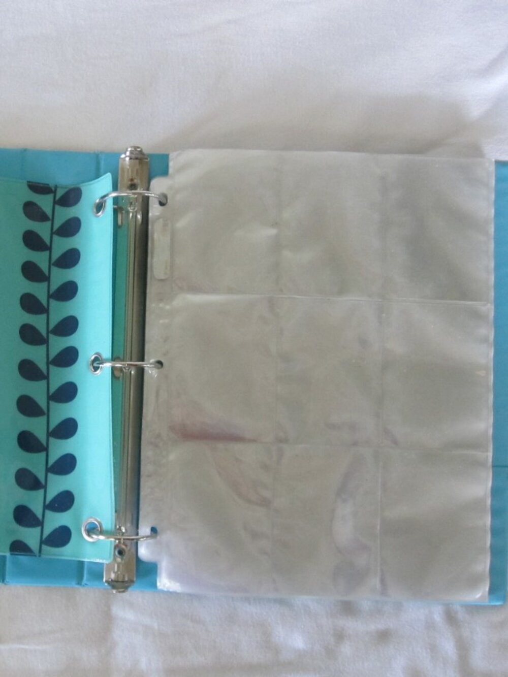 (52) Ultra Pro 9-Pocket Trading card pages in a blue Binder- like new